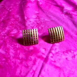 Vintage square earrings